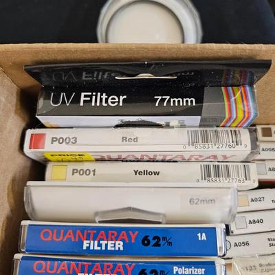 Selection of Quantaray, Sunpak & More Photo Filters and Adapters (G1-JS)