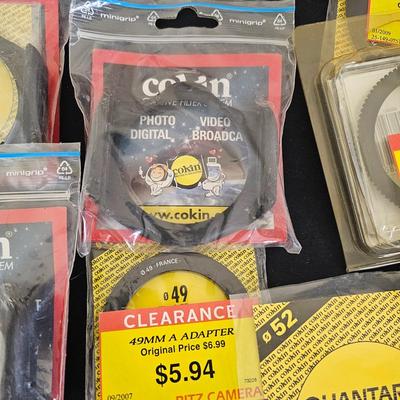 Selection of Quantaray, Sunpak & More Photo Filters and Adapters (G1-JS)