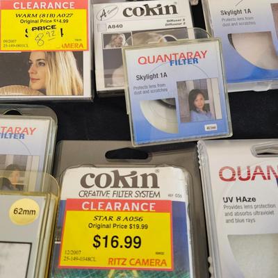 Selection of Quantaray, Sunpak & More Photo Filters and Adapters (G1-JS)