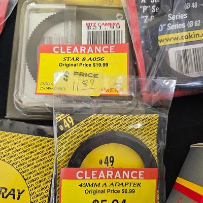 Selection of Quantaray, Sunpak & More Photo Filters and Adapters (G1-JS)