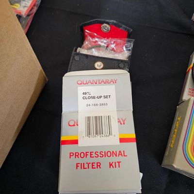 Selection of Quantaray, Sunpak & More Photo Filters and Adapters (G1-JS)