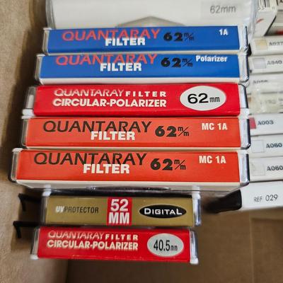 Selection of Quantaray, Sunpak & More Photo Filters and Adapters (G1-JS)