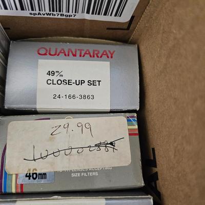 Selection of Quantaray, Sunpak & More Photo Filters and Adapters (G1-JS)