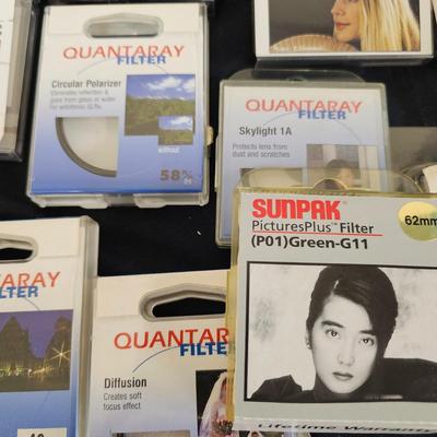 Selection of Quantaray, Sunpak & More Photo Filters and Adapters (G1-JS)