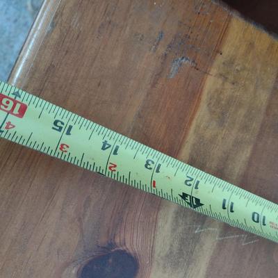 Solid Wood Pine Single Drawer Side Table