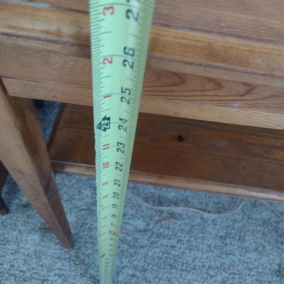 Solid Wood Pine Single Drawer Side Table