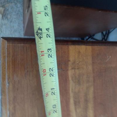 Solid Wood Pine Single Drawer Side Table