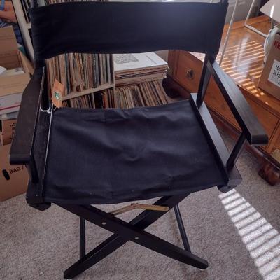 Set of Four Folding Director Chairs Various Colors and Styles