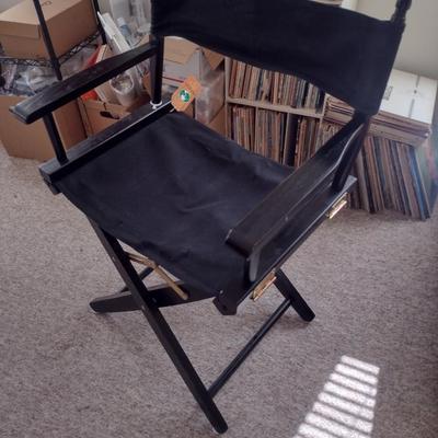 Set of Four Folding Director Chairs Various Colors and Styles