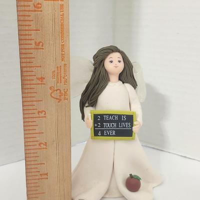 Kneeling Angel Teacher Figurine “To Teach Is To Touch Lives Forever” Pavilion Gift Co