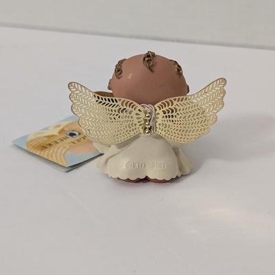 Angel Cheeks Teacher Figurine #1 Teacher Chalkboard Angel Kirk 2001 Resin Classroom Decor