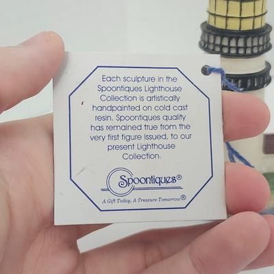 Spoontiques Highland Light Cape Cod MA Lighthouse Figurine N009089 With Tag