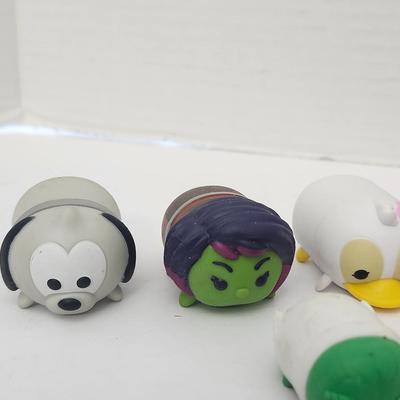 Disney Tsum Tsum Vinyl Mini Figures Mixed Assorted Character Lot Stackable Collectible Toys