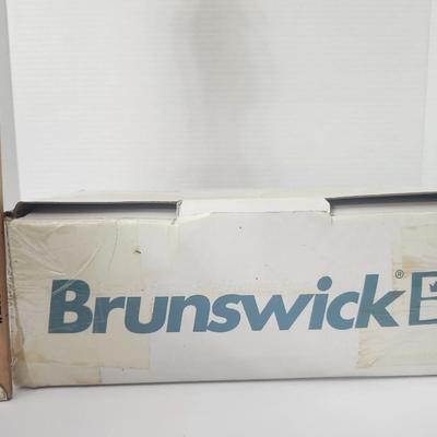 Brunswick Rebel II Men’s Bowling Shoes Size 9 White Gray Trim Original Box