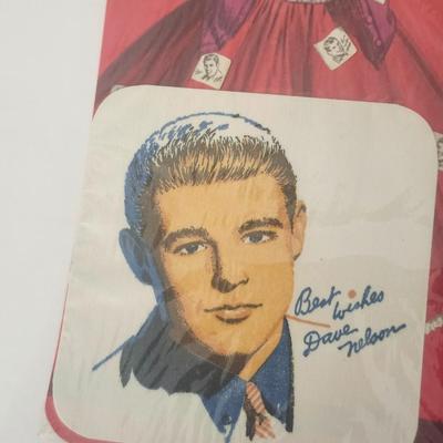 Vintage Picture Patches Iron On Celebrity Lot 4pc Johnny Fabian Dorothy Nelson