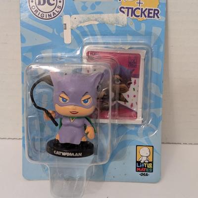 DC Comics Originals Little Mates Catwoman Figurine with Sticker Princess International USA