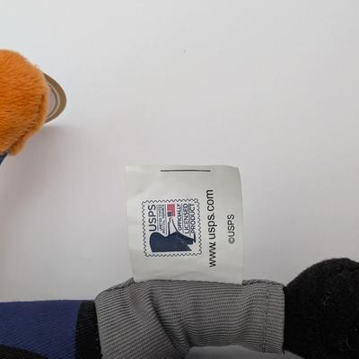 USPS Mr. Zip Plush Mail Carrier Mascot Licensed Postal Service Collectible Toy with Bag