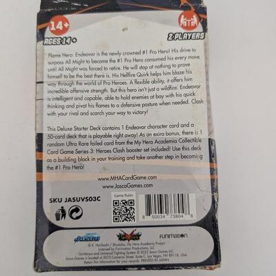 2022 My Hero Academia Collectible Card Game Endeavor Deluxe Starter Deck Jasco Games