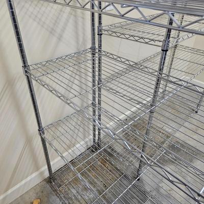 Pair Stainless Steel Shelftest System Storage Racks (G1-JS)