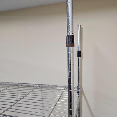 Pair Stainless Steel Shelftest System Storage Racks (G1-JS)