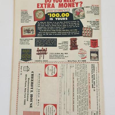 Walt Disney Uncle Scrooge Comic Book Whitman 20 Cent Cover Vintage