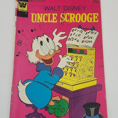 Walt Disney Uncle Scrooge Comic Book Whitman 20 Cent Cover Vintage