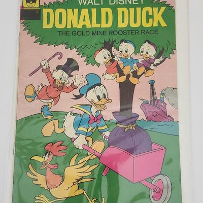 Walt Disney Donald Duck Comic Book The Gold Mine Rooster Race Whitman 15 Cent Cover Vintage