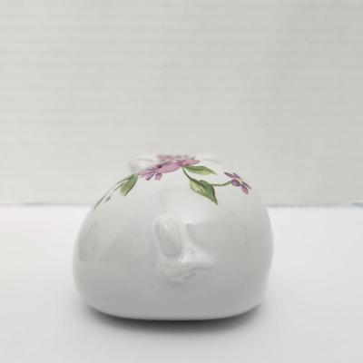 Avon Pampered Piglet Ceramic Pomander With Original Box Vintage Avon Collectible