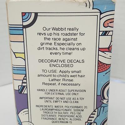 Avon The Wabbit Non Tear Shampoo 5 Fl Oz Character Bottle With Box Vintage Avon