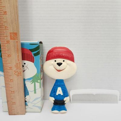 Avon Arch E Bear Brush And Comb Set With Original Box Vintage Avon Childrens Grooming