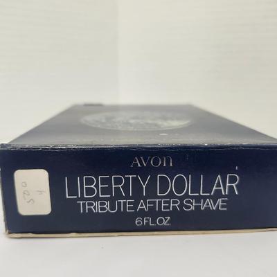 Avon Liberty Dollar Tribute After Shave 6 Fl Oz With Original Box Vintage Avon Collectible