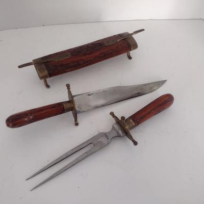 Tabletop Knife and Fork Carving Set