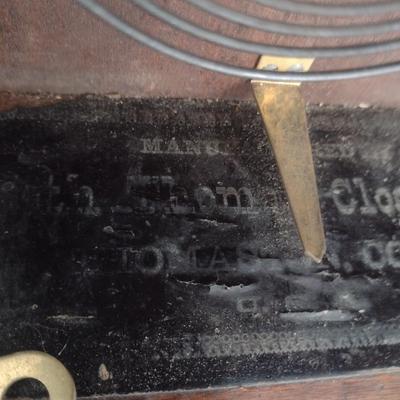 Antique Seth Thomas Mantle Clock with Reverse Glass Painting