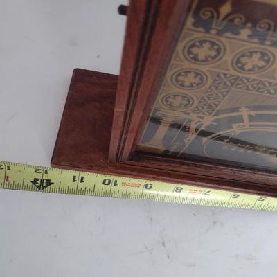 Antique Seth Thomas Mantle Clock with Reverse Glass Painting