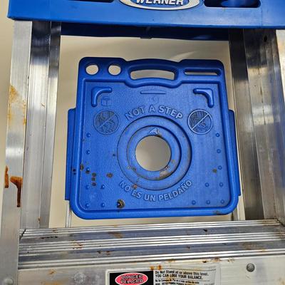 Pair of Werner Aluminum Step/Extension Ladders (G1-JS)