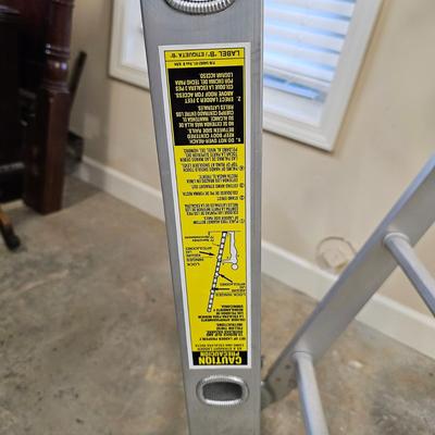 Pair of Werner Aluminum Step/Extension Ladders (G1-JS)