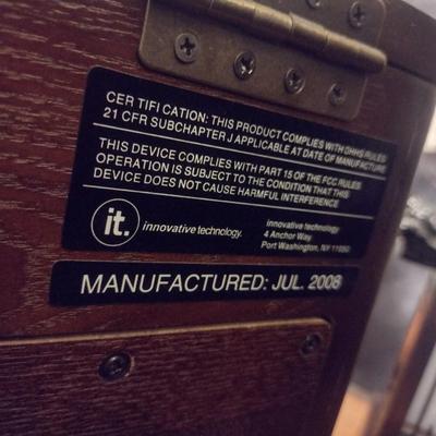 Innovative Technologies Retro Radio, Turntable, CD Player