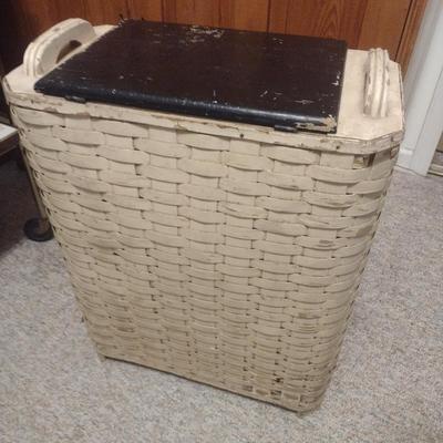 Vintage Splint Wood Storage Box