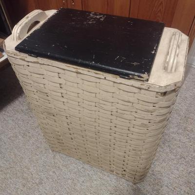 Vintage Splint Wood Storage Box