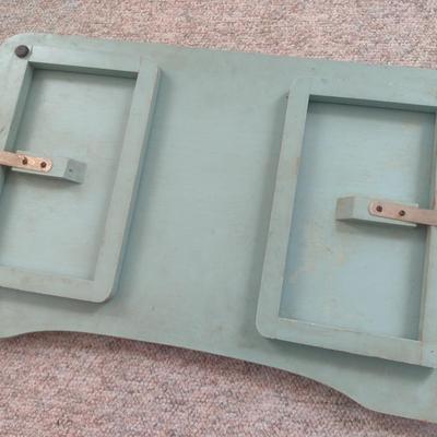 Vintage Wood Breakfast Lap Serving Tray
