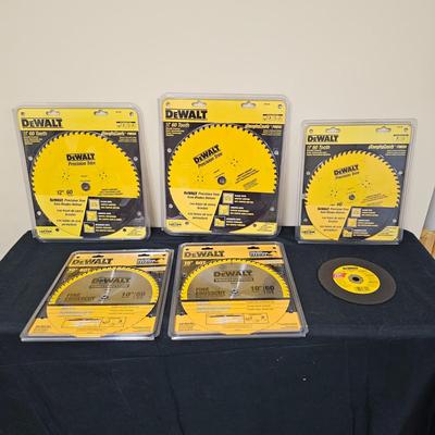 DeWalt NIB 10" & 12" Cutting Blades (G2-JS)