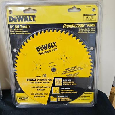 DeWalt NIB 10" & 12" Cutting Blades (G2-JS)