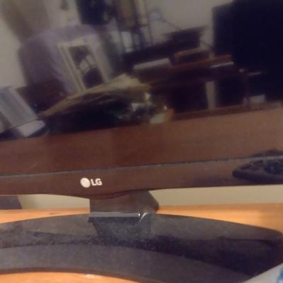 LG Flat Screen 24" TV with Universal Remote