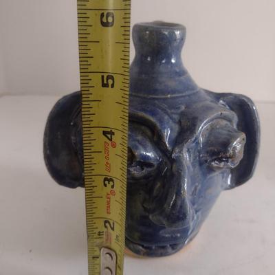 Art Studio Pottery Face Jug by B. B. Craig Vale, NC