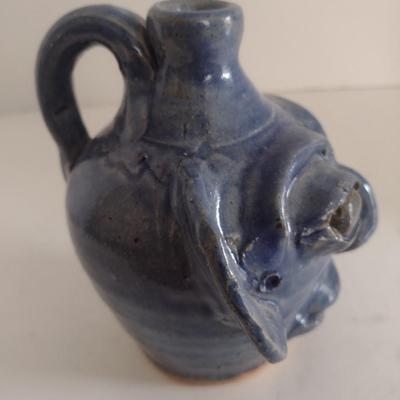 Art Studio Pottery Face Jug by B. B. Craig Vale, NC