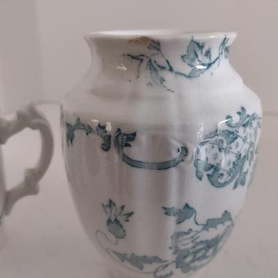 Antique Versailles Vanity Pitcher and Cup Set