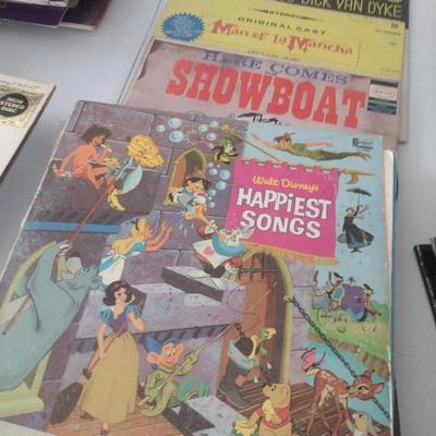 Assortment of Vinyl Albums Showtunes and Entertainment Choice A