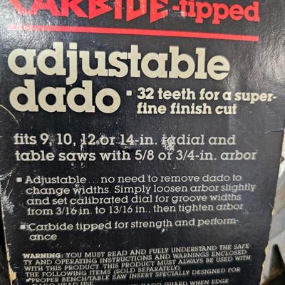 Craftsman Adjustable Dado Blades, Triple Cutter Molding Head & More (G2-JS)