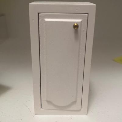 Dollhouse white wooden cabinet