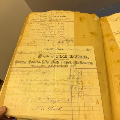 Vintage Book Of Receipts